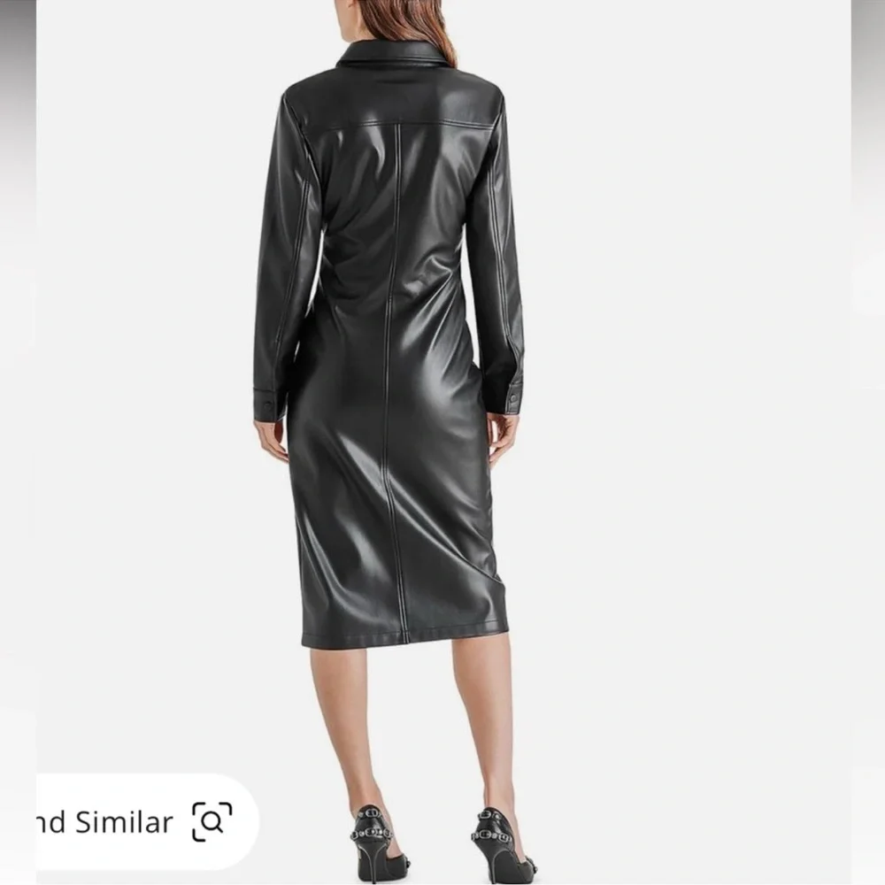 Steve Madden Black Midi Dress - Picture 2 of 2
